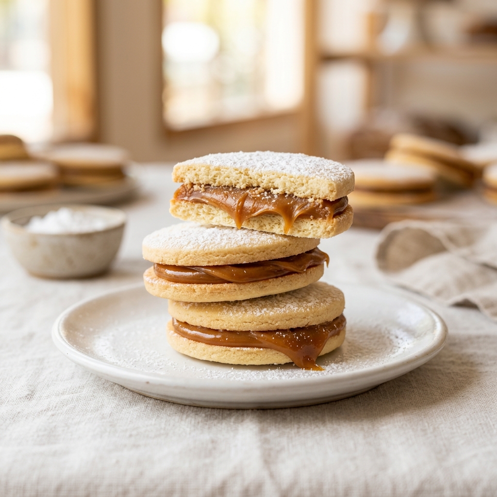 Alfajores con manjar